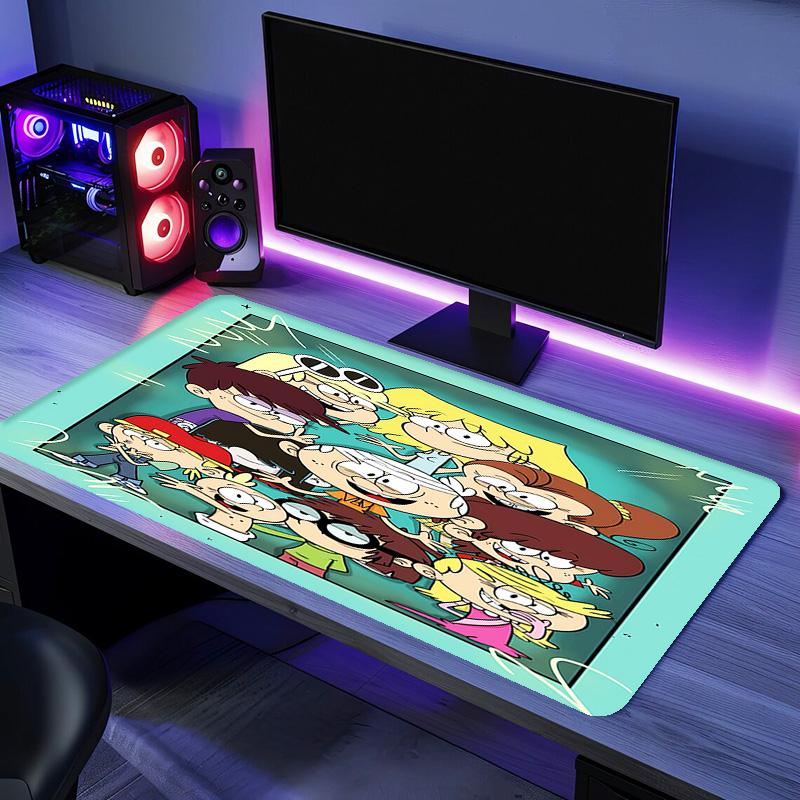 The Loud House Mouse Pad - Non-Slip Rubber Base, Smooth Surface for Work,Gaming,Office,And Home Use, Desk Mouse Pad