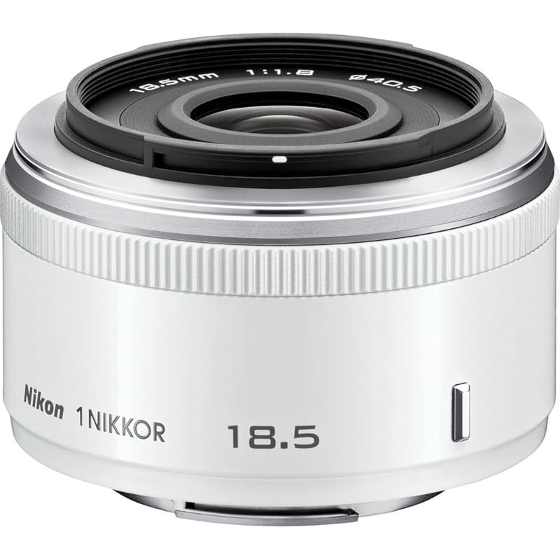 

Nikon single focus lens 1 NIKKOR 18.5mm f/1.8 white For Nikon CX format only