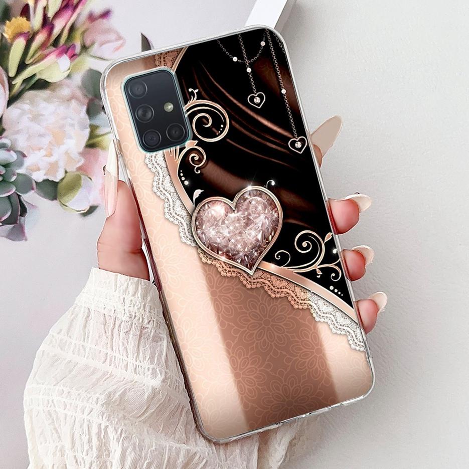 For Samsung Galaxy A31 A51 A71 Case A315F A515F A715F New Luxury Painted Cover Soft Silicone Case For Samsung A51 A 31 71 Fundas