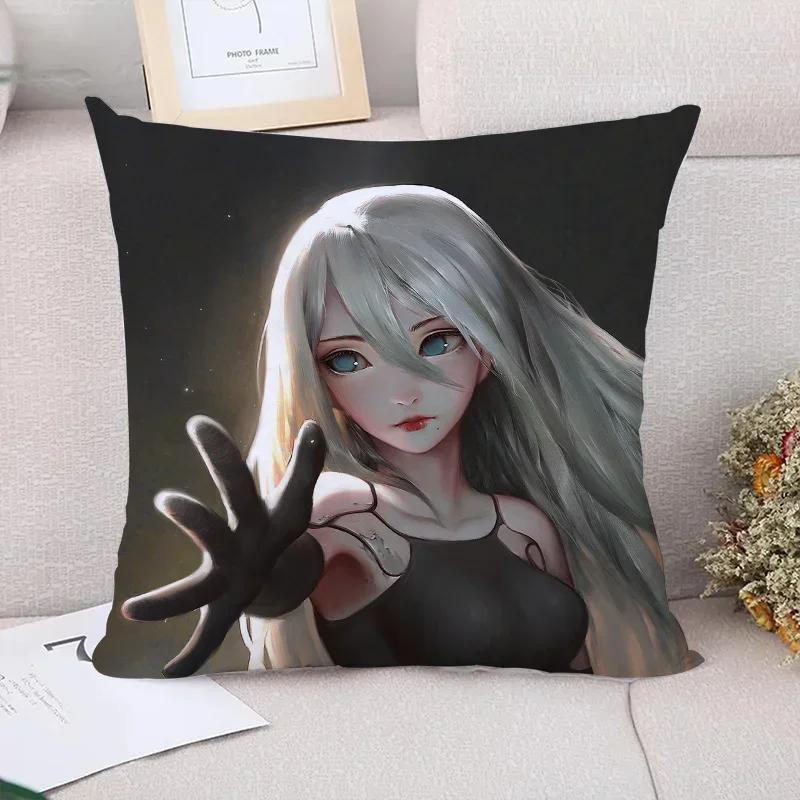 Decorative Pillow Covers for Sofa Nier Automata Cushion Cover Fall Decor Pillowcases Pillowcase Pilow Cases Pillows