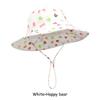 Adjustable Cotton Baby Fisherman Hat Sun Protection Breathable Cartoon Fruit Floral Print for 1-3 Years