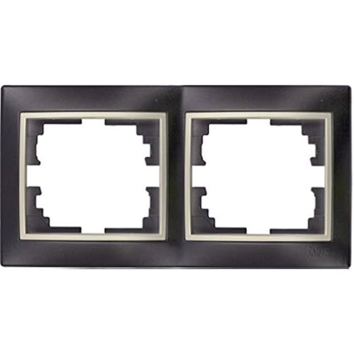 Cadre de finition - SOLERA - Série Europe - Blanc - 2 éléments - Intérieur