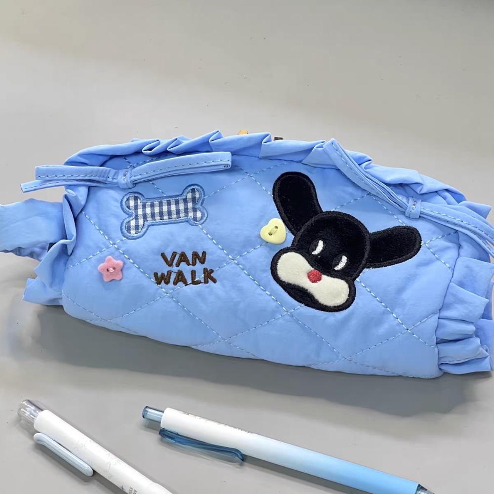 Large Capacity Pencil Pouch Case Sweet Stationery Handbag Makeup Storage Bag  Office Supplies