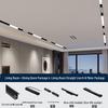 Recessed Magnetic Track Light: Concealed Linear Spotlight for Living Rooms, Bedrooms, Hallways & Household Surfaces