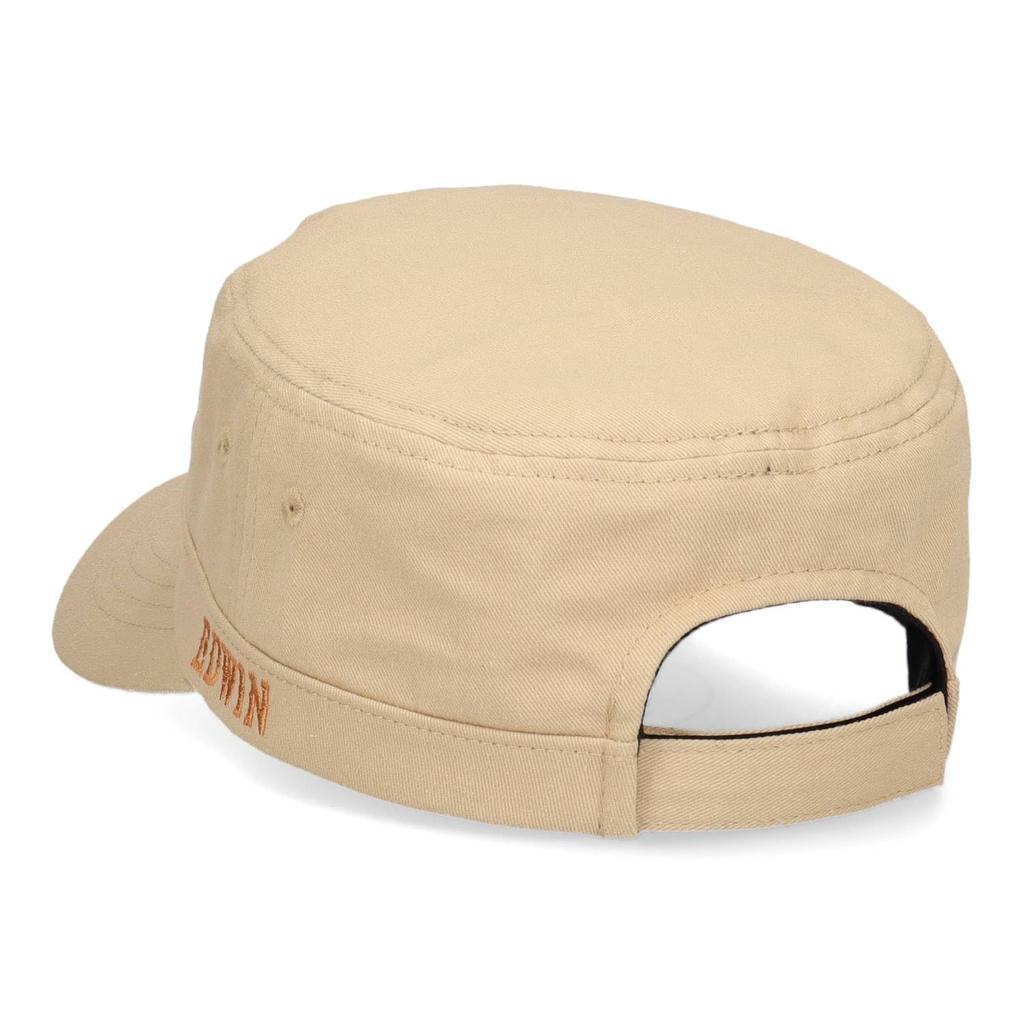 EDWIN Cotton Twill Work Cap, Basic Simple Design, Beige, Men's Casual Hat, Japanese Brand