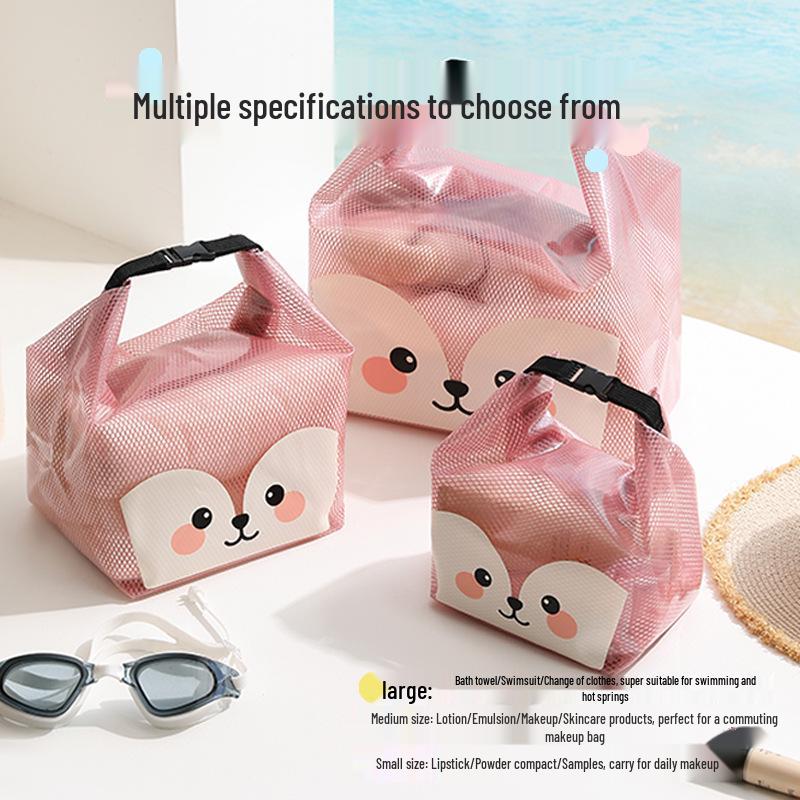 Runhui EVA Waterproof Cartoon Travel Bag for Beach, Swimming & Toiletries