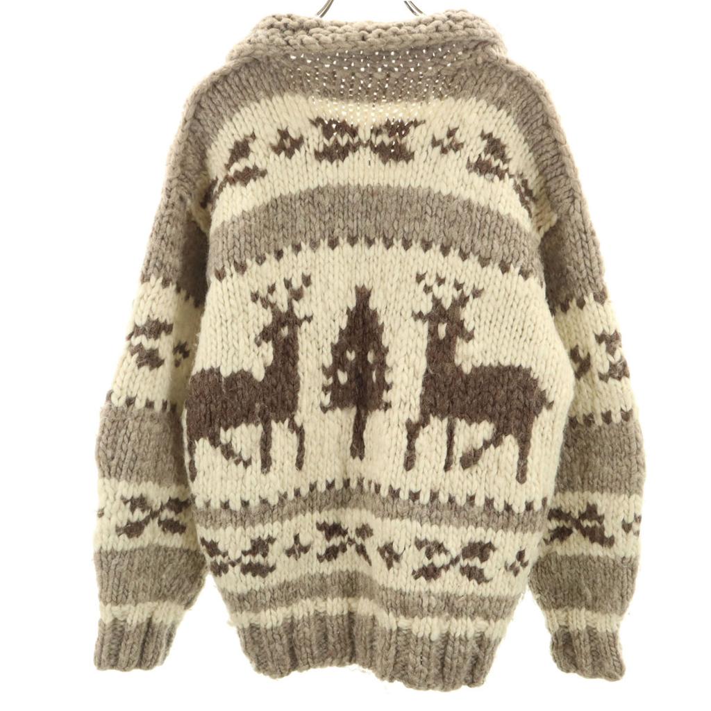 Cowichan jacket Gray reindeer Men's Used