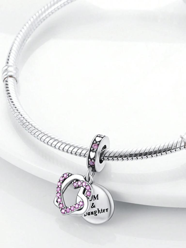 Charms Plata Copper Colors Mother'S Day Love Mother Beads Charm Pendant For Original Bracelet For Women Diy Jewelry Love Gift