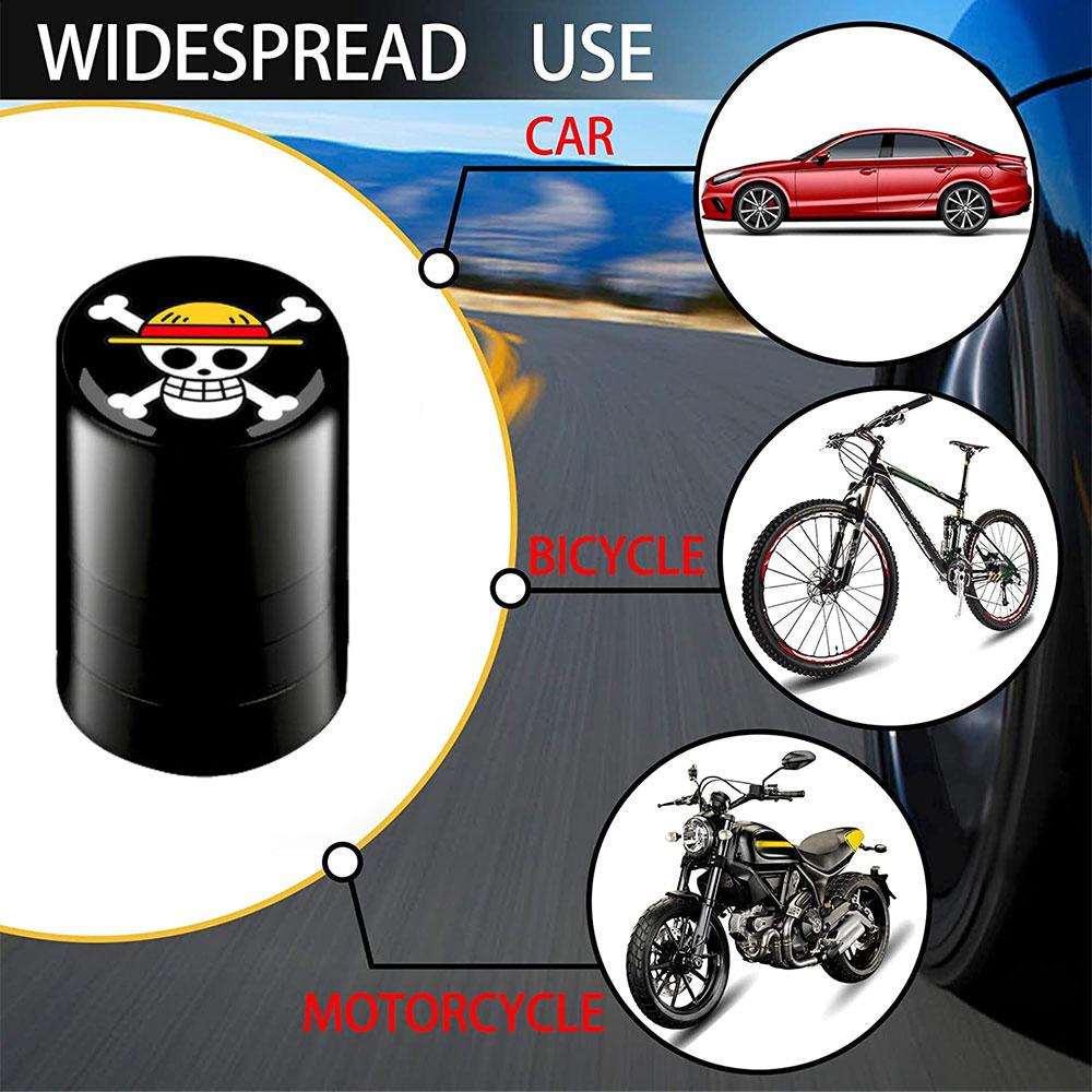 4 DB Autó Anime Stílusú Kerék Gumi Levegőszelepsapkák Szelepszár Autóhoz Kerékpárhoz Motorkerékpárhoz Univerzális Kiegészítők Ajándékok