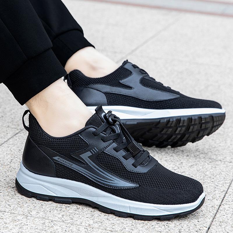 Chaussures de marche sportives en tissu antidérapantes pour mère, force du pied + ressort et été, semelle souple confortable