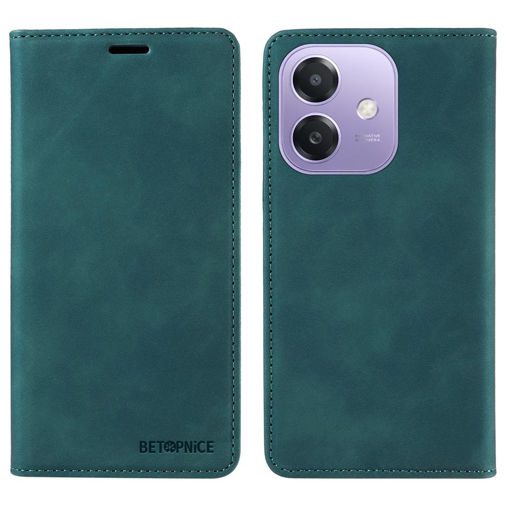 BETOPNICE 003 For Oppo A5x 5G/A3x 4G/A3x 5G (India) Wallet Case Leather Phone Cover with Stand