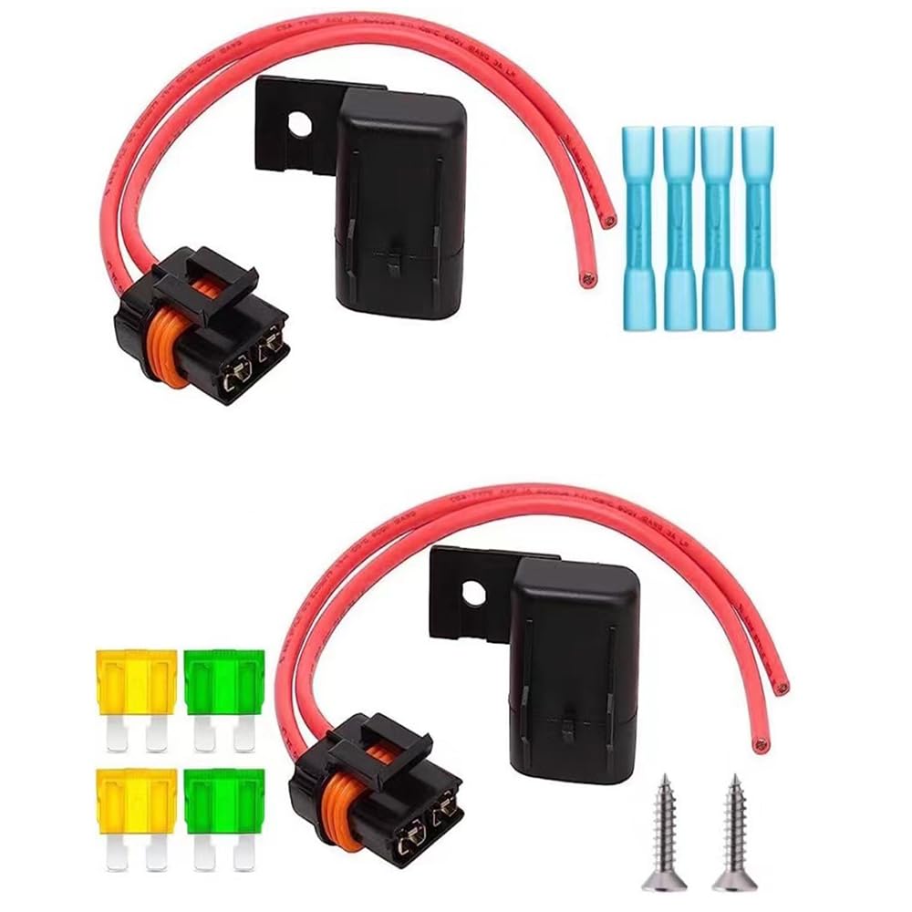 

SAE Extension Cable Fuse Holder Charging Harness Vehicle 12AWG Waterproof ATC/ATO Inline Fuse чорний