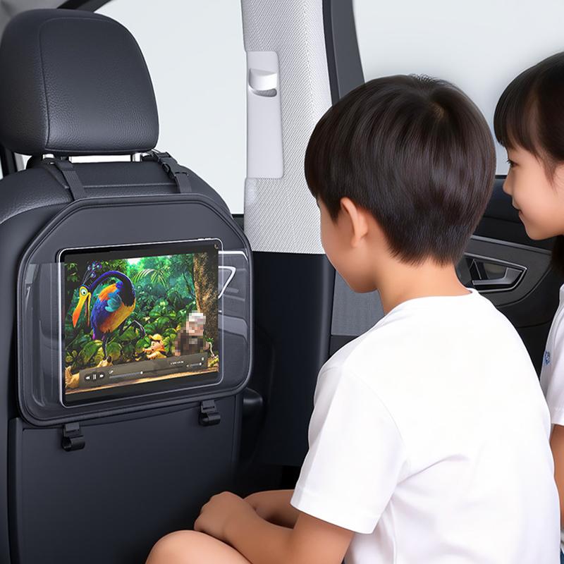 Car Back Seat Storage Pocket Organizer Tablet Phone Holder for Rear Seat Viewing Essentials Travel Accessories for Road Trip