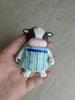 Non-Toxic 1Pcs Forest Animal Family 1:12 Dollhouse Furniture Mini Rabbit Bear Dog Cat Pets Dolls Figure Toy Dolls Kids Gifts