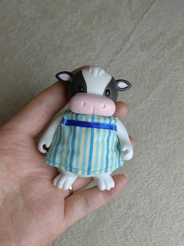 Non-Toxic 1Pcs Forest Animal Family 1:12 Dollhouse Furniture Mini Rabbit Bear Dog Cat Pets Dolls Figure Toy Dolls Kids Gifts
