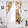 Autumn Pumpkin Truck Squirrel Sunflower Leaves Blackout Curtains For Living Room Bedroom Window Treatment Blinds Drapes