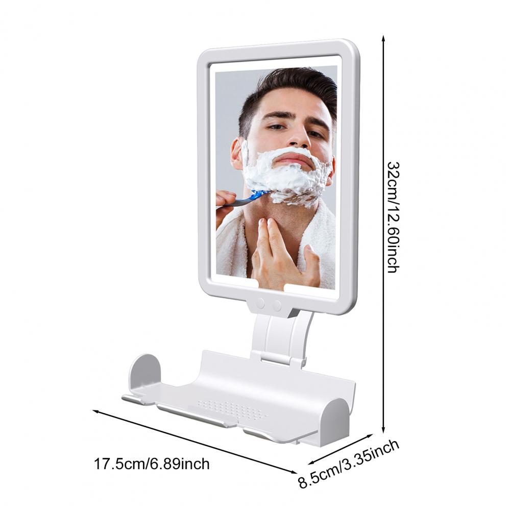Makeup Mirror with Anti-fog Technology Bathroom Heating Mirror Anti-fog Bathroom Mirror with Heating 78 Led for Reflections