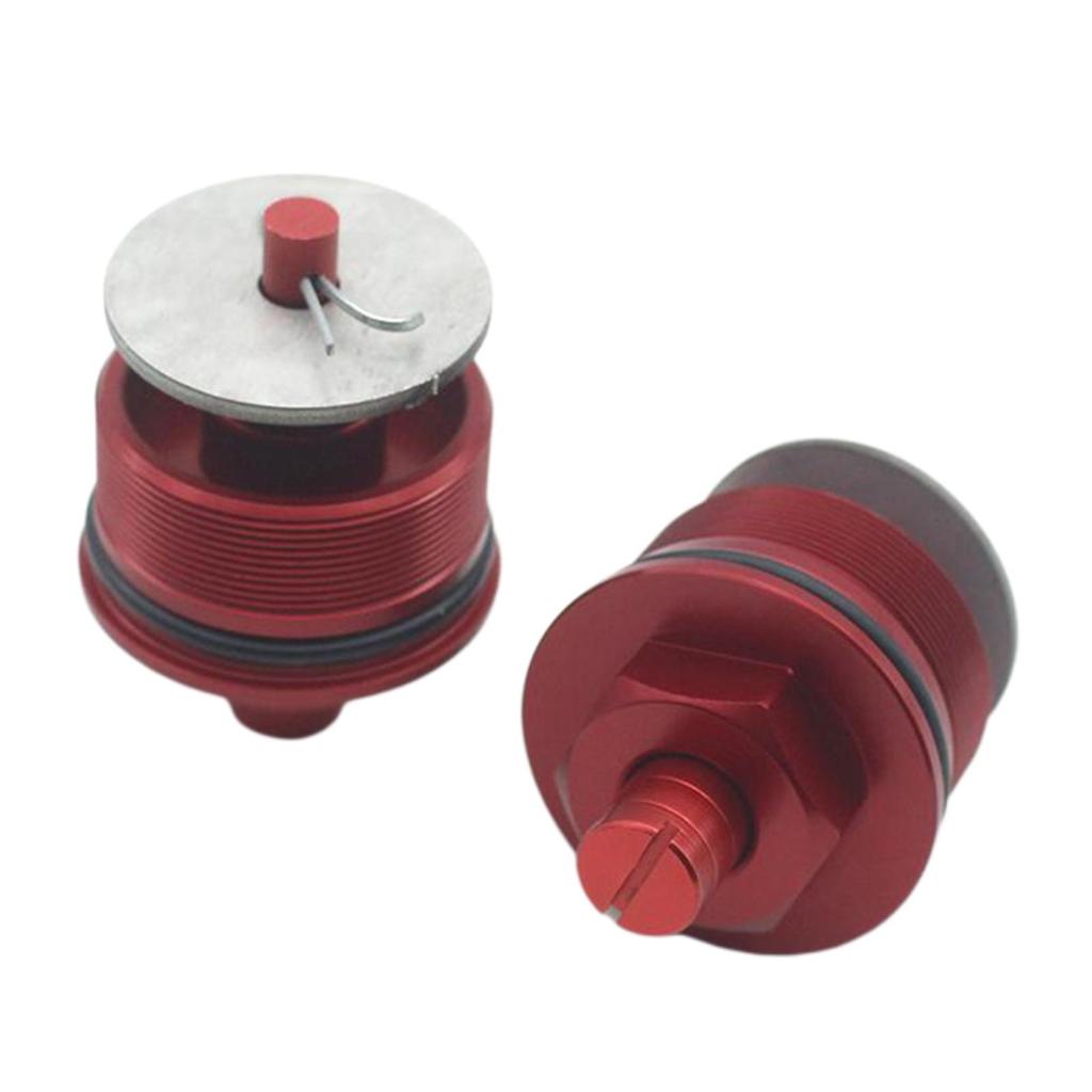 Replacement Adjustable Shock Absorber Screw Aluminum Alloy Cap Nut Protector for Honda CB400 Superfour CBR400 NSR250