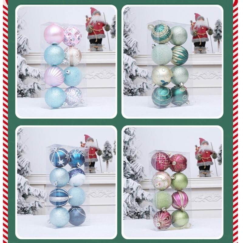 Christmas Tree Decorations Shimmering Christmas Balls Ornament Hanging Balls For Christmas Tree Home And Festival