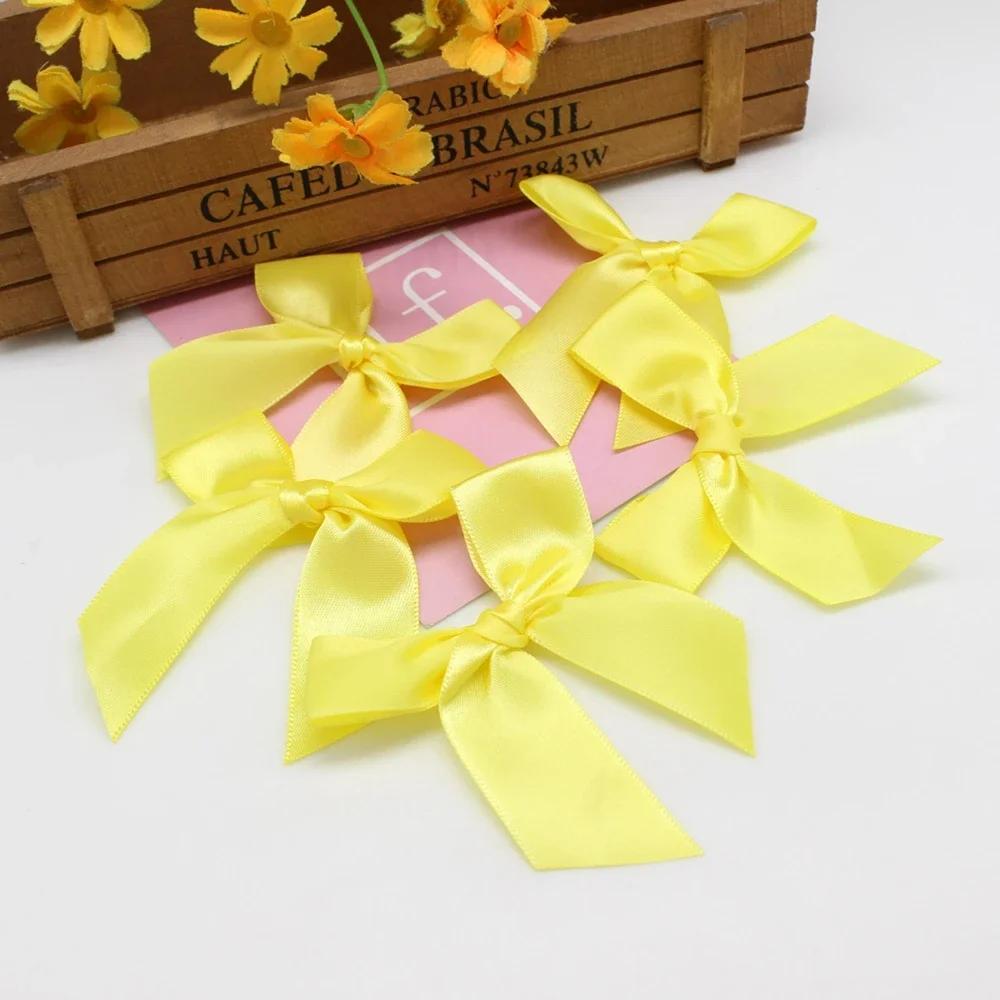 20/50 Stück Band Schleife Bastelschleife Rosa Weiß Blau Floral Geschenkband DIY Weihnachtsfeier Dekoration Strikjes Decoratie Moños Navideños