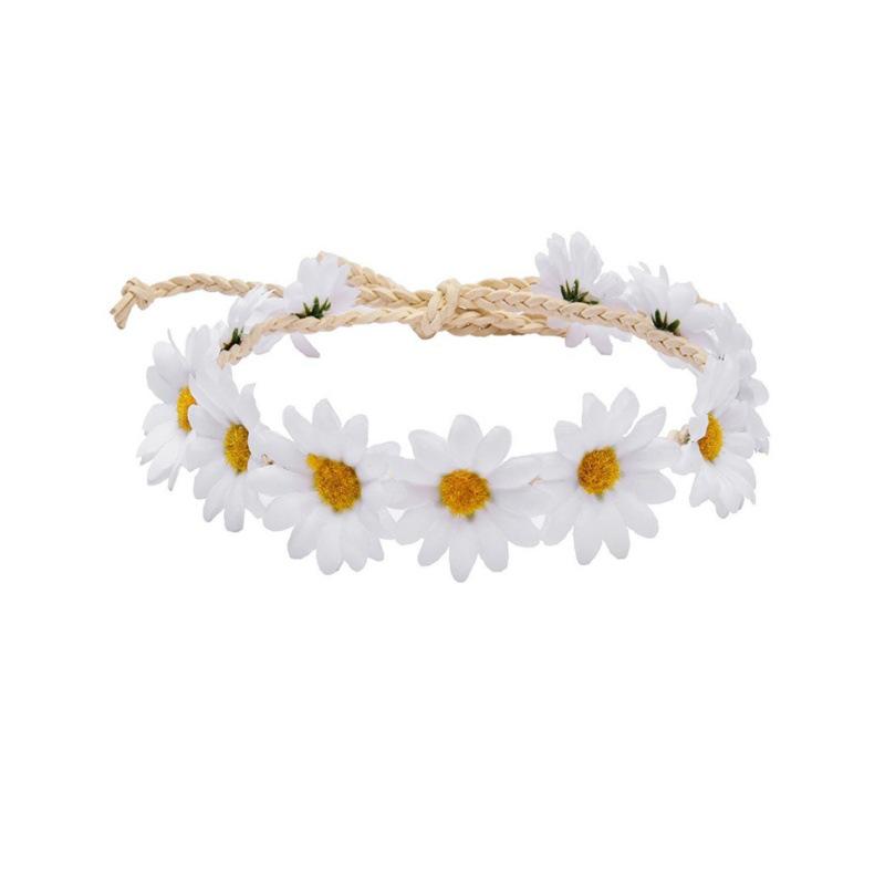 Sunflower Daisy Hair Clips & Flower Crowns - Women's Bridesmaid Hair Accessories