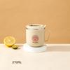 Cute Capybara 316 Stainless Steel Kid Water Cup With Straw 270Ml Double Wall Insulated Mug Leak-Proof Milk Coffee Cup