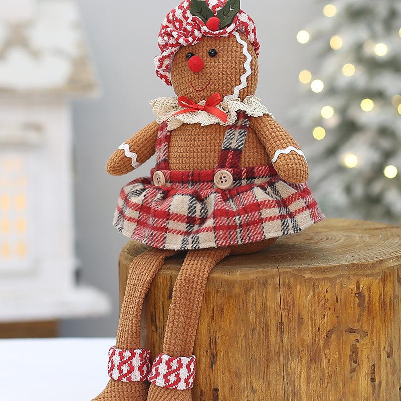 Christmas Gingerbread Man Doll - Festive Decor & Gift for Children