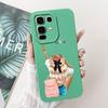 Für Infinix Note 50 Pro Plus Hülle Silikon Kawaii Niedliche Katze Lustig Bemalt Stoßstange Für Infinix Note 50 Pro+ Handyhülle X6856