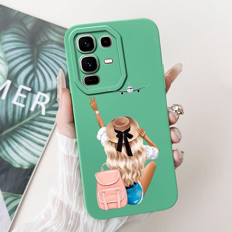 Für Infinix Note 50 Pro Plus Hülle Silikon Kawaii Niedliche Katze Lustig Bemalt Stoßstange Für Infinix Note 50 Pro+ Handyhülle X6856