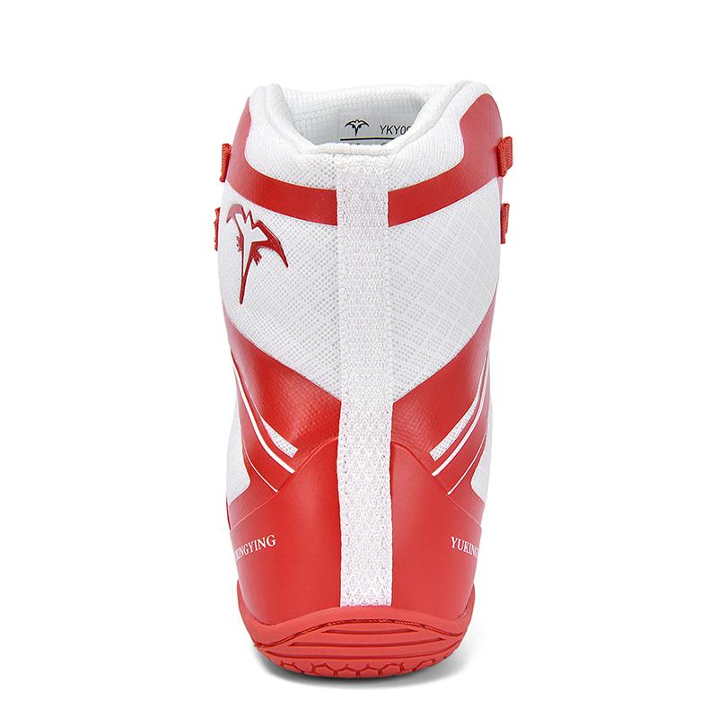Wrestling Shoes Men's Sports Training Sneakers Large Size Black White Male Professional Featuring Boxing Material Practice Shoes