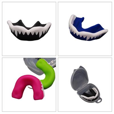 Professional Mouthguard Sports Muay Thai Mouthguard EVA Boxing Braces Box Taekwondo Sanda Rugby Mouthguard-Clearance Sale
