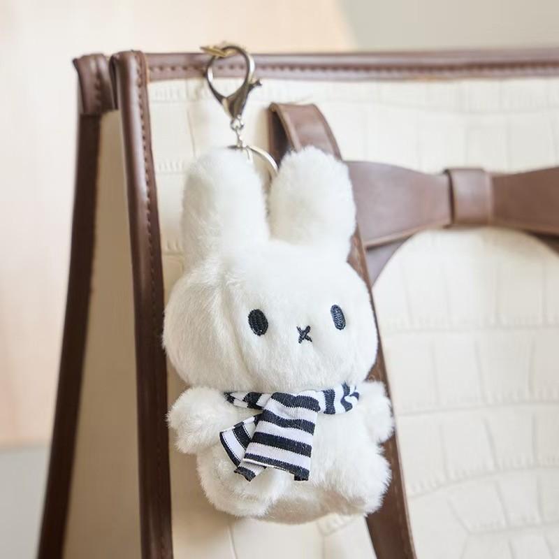 Miffy Rabbit Plush Keychain With Soft Crystal Velvet For Cute Gift And Collectors