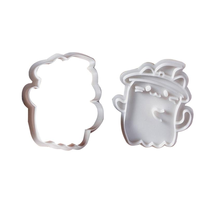 Pack of 8 Halloween Biscuit Molds Cookie Molds Cats Shape Biscuit Cutter Cookie Tool Present for Baking Enthusiasts