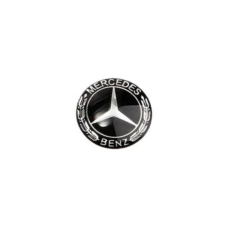 

GLC GLB 29mm Logo Car Multimedia Knob Emblem Badge Stickers For Mercedes Benz AMG W124 W140 W163 W203 W204 W205 GLA GLC GLE CLA