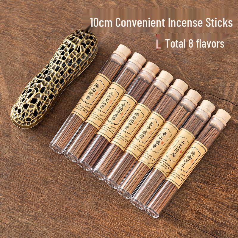 10cm Sandalwood Incense Sticks: Long-lasting, Deodorizing, Convenient 5g Packs for Indoor Use
