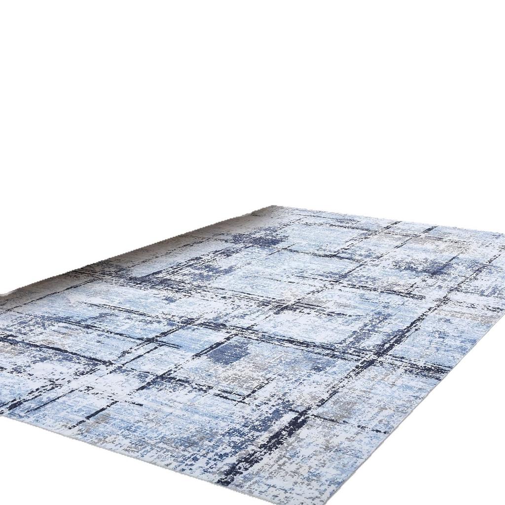 Living Room Carpet Solid Color Carpet Wear-resistant Easy To Maintain Anti Slip Pad for Coffee Table