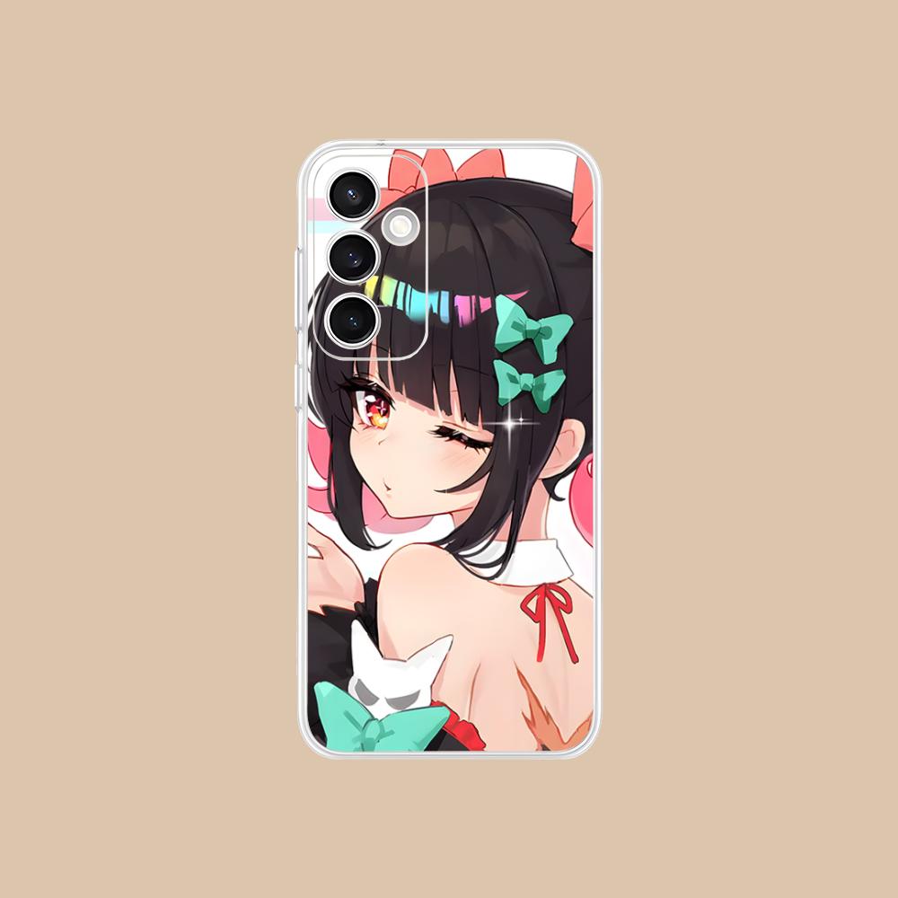 ZZZ Nangong Yu Klare Handyhülle für Samsung Galaxy S25 S24 S23 S22 S21Plus FE Ultra Bunte Hülle