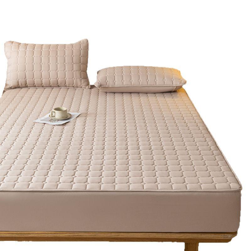 Simmons Skin-Friendly, Water-Washable, Thickened Cotton Padded Floor Mat Mattress Protector
