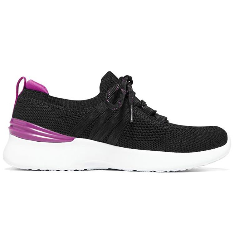 Skechers Skech-Air Dynamight Mesh Fabric Comfortable Daily Low-Top Lifestyle Shoes Women sneaker Black Purple 149750-BKPR