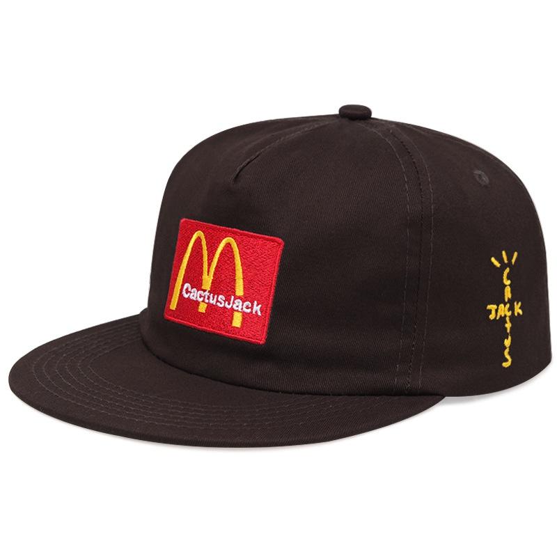 

Кепка бейсболка Cactus Scotts Travis Jack Cobranded Mcdonald вышивка прямой козырек Brown McDonald