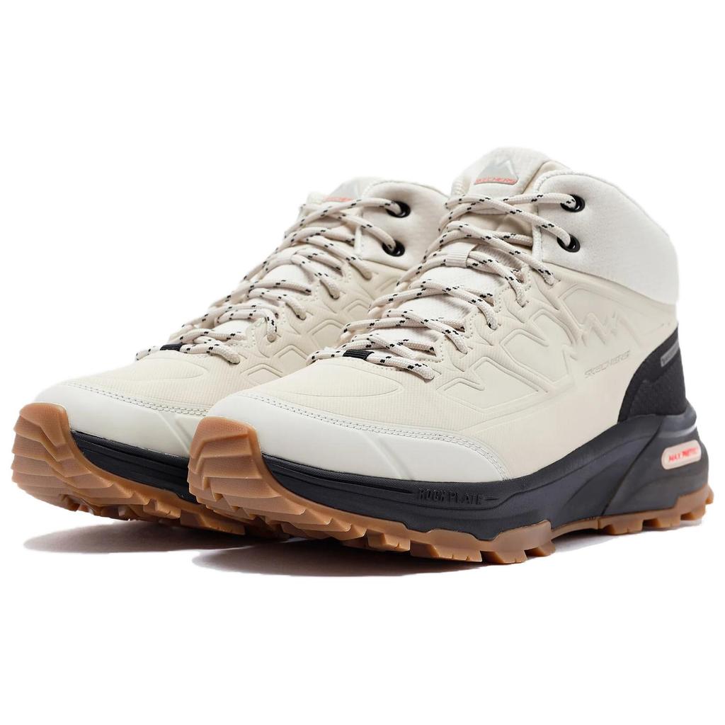 Skechers Tessuto Max Protect Comfort per Esterno Durevoli Scarpe Casual Lifestyle Mid-Top Sneaker da Donna Bianco Nero 180203-NTBK