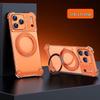 Apple 17 Pro Max Metal Aroma Magnetic Phone Case with 360° Rotating Bracket for iPhone 16