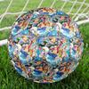 One Piece Print Size 5 Soccer Ball, Standard Match Football for Sports Game and Team Practice, Ideal Gift for Soccer Fans