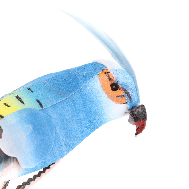 Creative Artificial Parrot Fake Foam Animal Simulation Feather Birds Models Diy For Wedding Party Home Garden Ornament Decor