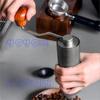 Coffee Space Handgemahlene Kaffeemühle Kaffeemühle Manuelle Kaffeemühle Interne Rauheitsanpassungsfunktion Konische Klinge 7 Hochharter Edelstahl
