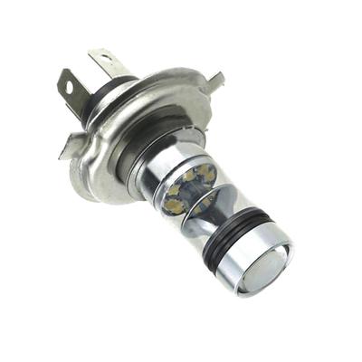 100W 1800lm 6000K Bil H4 9003 COB LED-konverteringsstrålkastare Hell/halvljuslampa