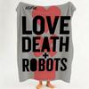 animation L Love D Death R Robots Throw Flannel Throw Blanket Suitable for Sofa Living Room Bedroom