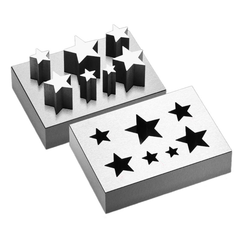 Professional Steel Mold Punch Set Jewelry Clasps Making Molds Necklace Lock Crafting Tool Steel Texture for Jewelry