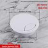 ABS Round Wire Desk Grommet Cover for Desktop Cable Management and Furniture Cabinet Hardware.