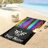 Name Custom Game Legend of Zelda Print Beach Towel, Large Soft Quick Dry Towel for Beach Camping Swimming